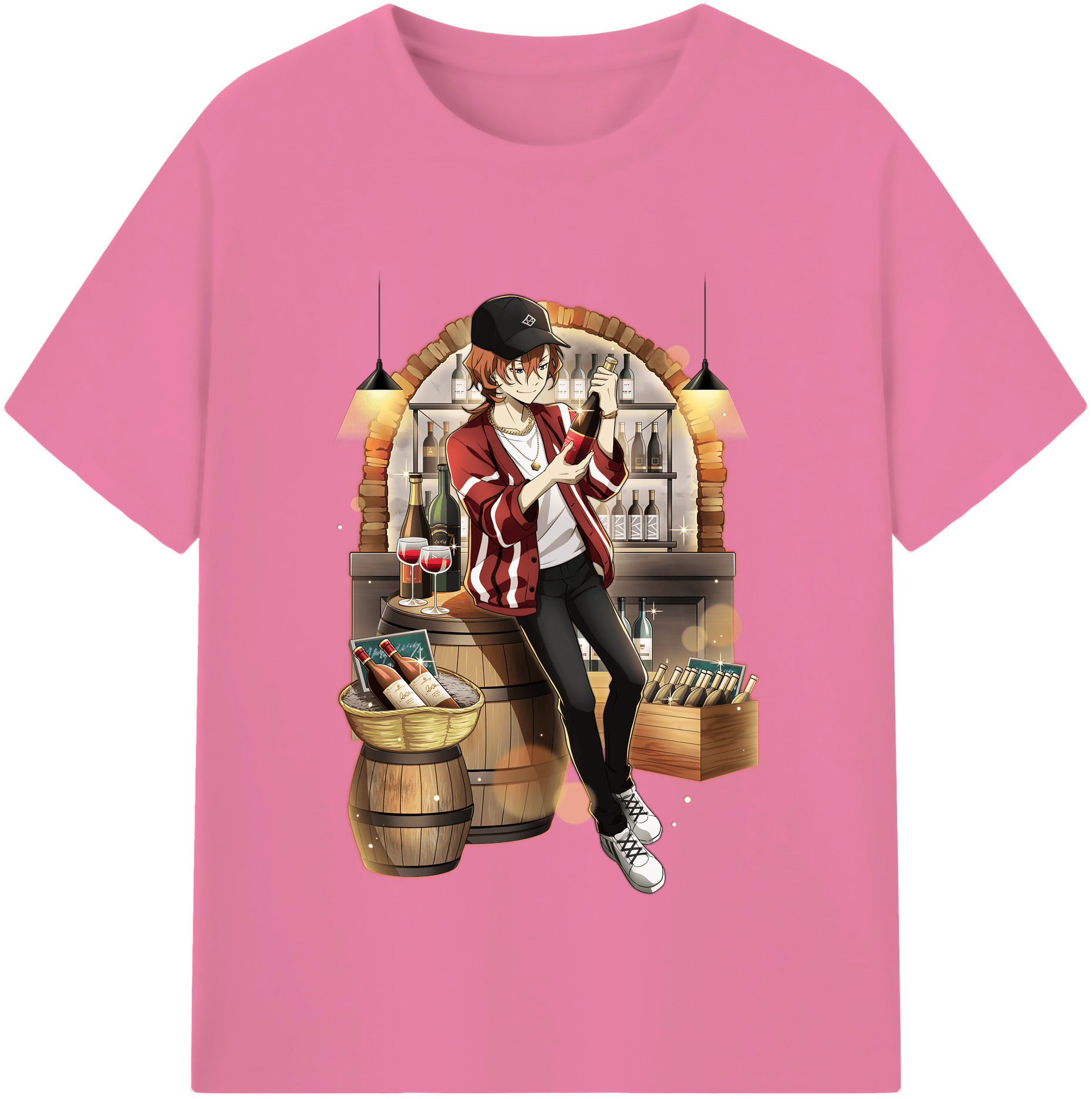 （画像用） 文豪ストレイドッグス Bungo Stray Dogs 綿100％半袖Tシャツ（フロントプリント）